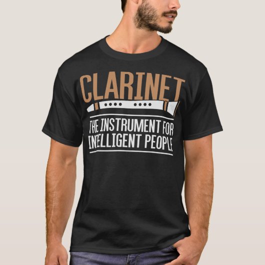 S2 klarinettist (80) t-shirt (Voorkant)