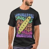 S2 Longboarden Longboard Longboarder (96) T-shirt (Voorkant)