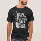 S2 Mieren houden Myrmecologie Myrmecoloog (41) T-shirt (Voorkant)