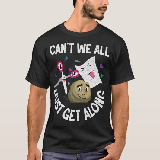 S2 Steen Papier Schaar (13) T-shirt (Voorkant)