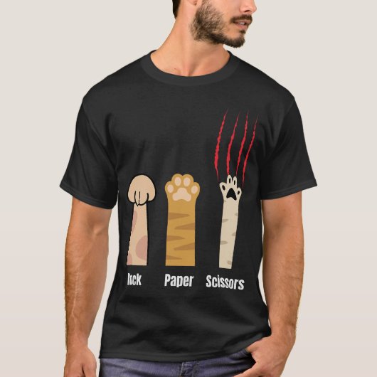 S2 Steen Papier Schaar (22) T-shirt (Voorkant)
