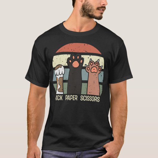 S2 Steen Papier Schaar (23) T-shirt (Voorkant)