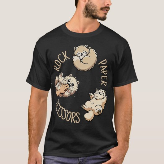 S2 Steen Papier Schaar (24) T-shirt (Voorkant)
