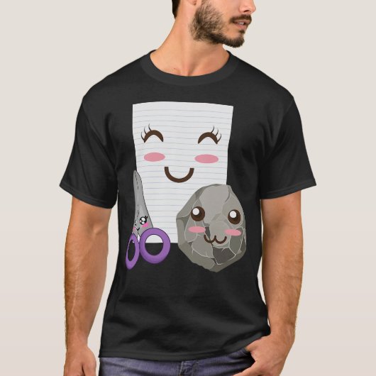 S2 Steen Papier Schaar (31) T-shirt (Voorkant)