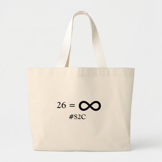 S2C-Tas Grote Tote Bag (Voorkant)