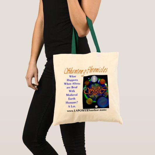 S3C-tekst, S3Cplanets8, www.LAPOWERSauthor.name... Tote Bag (Voorkant (product))