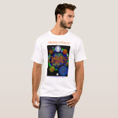 S3Cplanets8, S3C-tekst, www.LAPOWERSauthor.name T-shirt (Voorkant volledig)