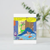 s4 De tweede muis krijgt de cartoon van de kaas Briefkaart (Staand voorkant)