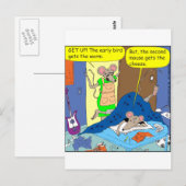 s4 De tweede muis krijgt de cartoon van de kaas Briefkaart (Voorkant / Achterkant)