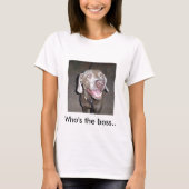 S5030845, die de baas is.. t-shirt (Voorkant)