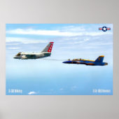 S-3B VIKING REFUELING F/A-18D HORNET POSTER (Voorkant)