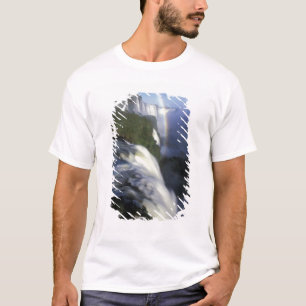 S.A., Brazilië, Iguassu Watervallen met regenboog T-shirt