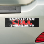 S.A.C.C. Logo Bumpersticker (Op auto)