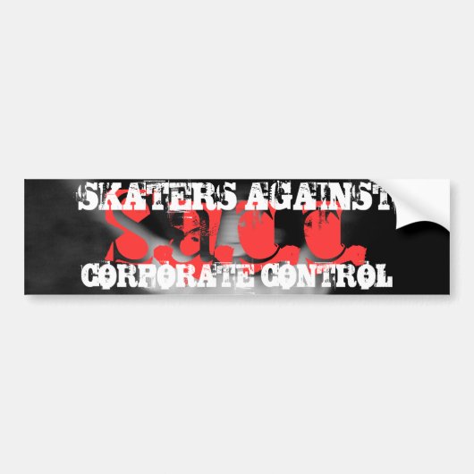 S.A.C.C. Logo Bumpersticker (Voorkant)