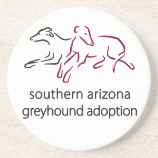 S A Greyhound Adoption Sandstone onderzetter