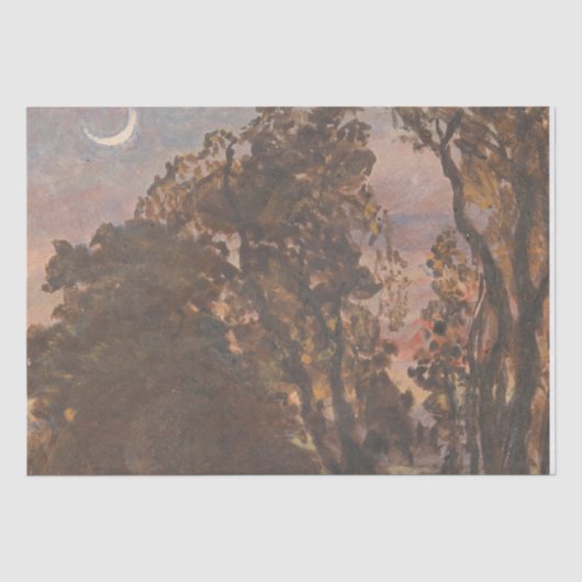 's Avonds, vee met Samuel Palmer Tissuepapier (Voorkant)