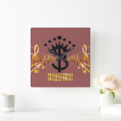 S.B. Ent.   Square Wall-klok Vierkante Klok (Huis)