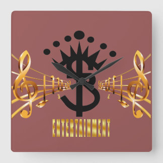 S.B. Ent.   Square Wall-klok Vierkante Klok