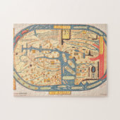 S. Beati Liebanensis mappam mundi ad voorbear ecc Legpuzzel (Horizontaal)