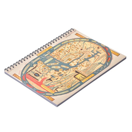 S. Beati Liebanensis mappam mundi ad voorbear eccl Notitieboek (Linkerzijde)