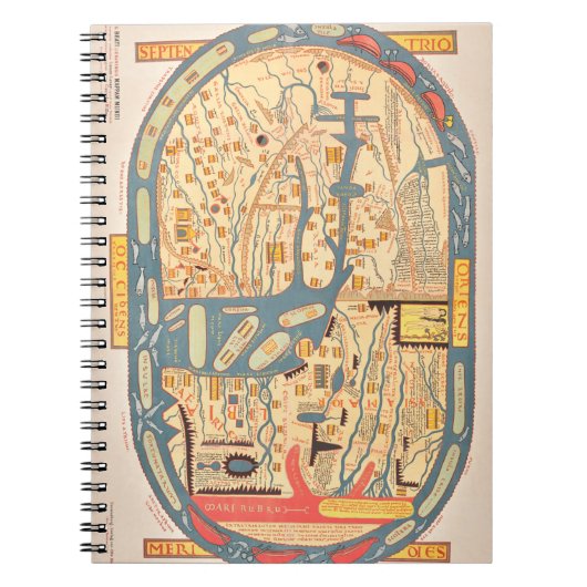 S. Beati Liebanensis mappam mundi ad voorbear eccl Notitieboek (Voorkant)