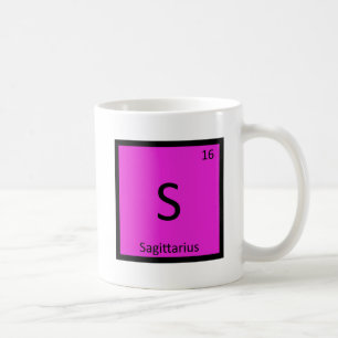 S - Boogschutter Sterrenbeeld Chemie Symbool Koffiemok