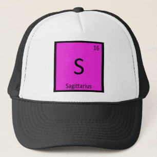 S - Boogschutter Sterrenbeeld Chemie Symbool Trucker Pet