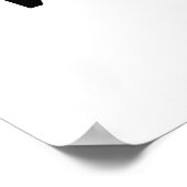 S botanisch monogram. Letter-initiaal met pinda's Poster (Hoek)