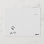 S Briefkaart 4,25 x 5,6 inch - blauw breedbeeld (Achterkant)