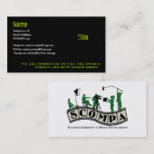 S.C.O.M.P.A. Visitekaartjes (Voorkant / Achterkant)