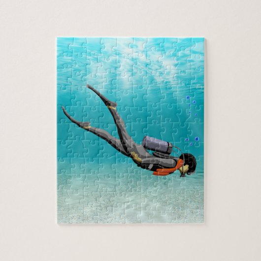 S.C.U.B.A. Diver Legpuzzel (Verticaal)