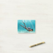 S.C.U.B.A. Diver Post-it® Notes (Op bureau)