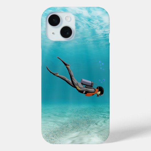 S.C.U.B.A.-duiker Case-Mate iPhone Case (Achterkant)