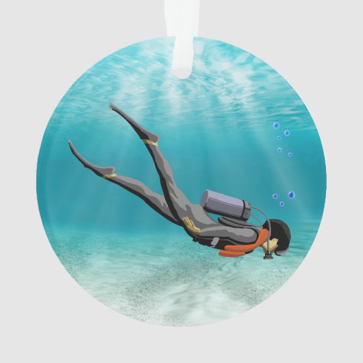 S.C.U.B.A.-duiker Ornament (achterkant)