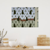 S Cats Basic Poster Large (Keuken)