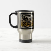 S "Celtic Black Stone" Monogram Travel Mugs Reisbeker (Links)
