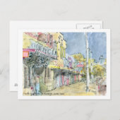 S. Congres Ave. bij Monroe St., Austin, Texas Briefkaart (Voorkant / Achterkant)