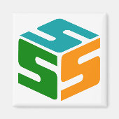 S-cubed Logo magneet (Voorkant)