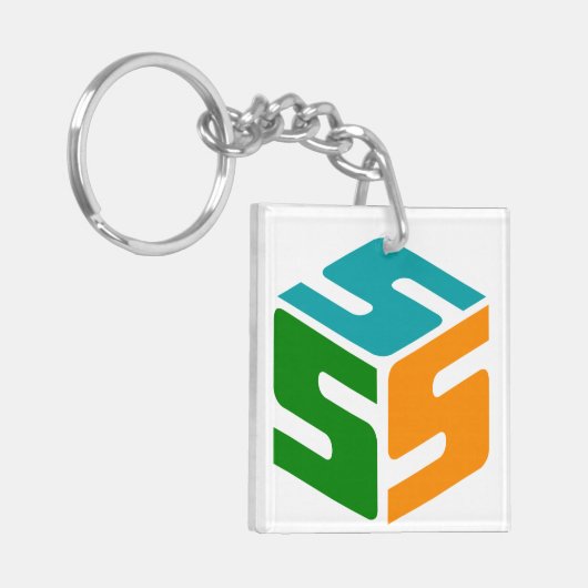 S-cubed Logo Sleutelhanger (Voorkant Links)