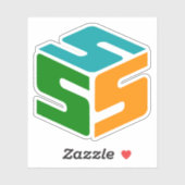S-cubed Logo Sticker (3" x 3") (Vel)