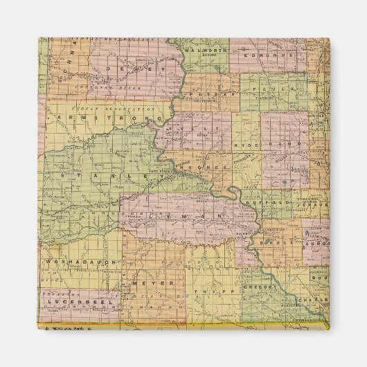 S Dakota Magneet (Voorkant)