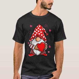 S Day Gnome Love Holding Red He T-shirt