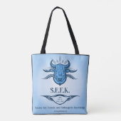 S.E.E.K. Canvas tas - Unisex (Achterkant)