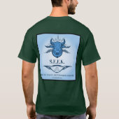 S.E.E.K. - Volwassen Mannen - Logo T-shirt - Korte (Achterkant)