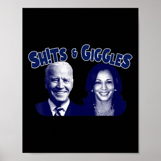 S en Giggles Biden Kamala Harris Poster (Voorkant)
