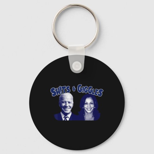 S en Giggles Biden Kamala Harris Sleutelhanger (Voorkant)