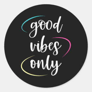 S Enkel Motivatie esthetisch Ronde Sticker