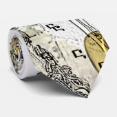 S_Gold_blkSax-Stropdas blkSax-Mok, S_Gold_bl.. Stropdas (Opgerold)