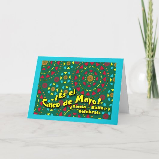 S Gr Cinco DE Mayo! Canta, Baila, Celebra Kaart (Voorkant)
