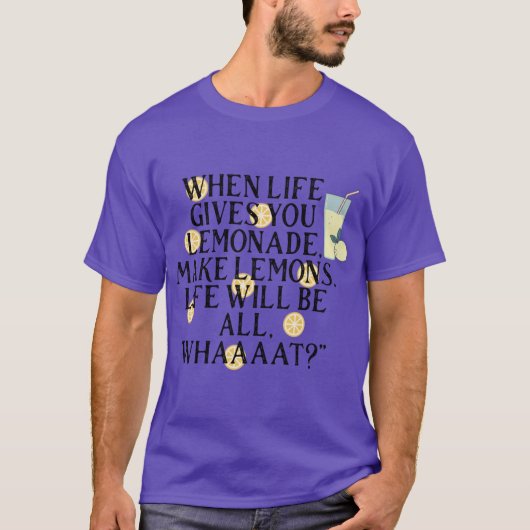 s Grappige citaat T-shirt (Voorkant)